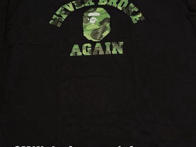 young boy bape shirt
