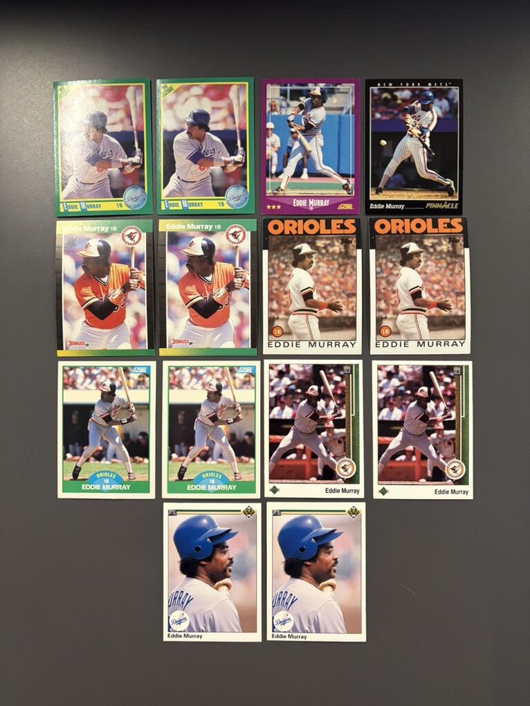 Eddie Murray Baseball Card Lot of 14!