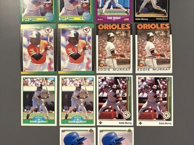 Eddie Murray Baseball Card Lot of 14!