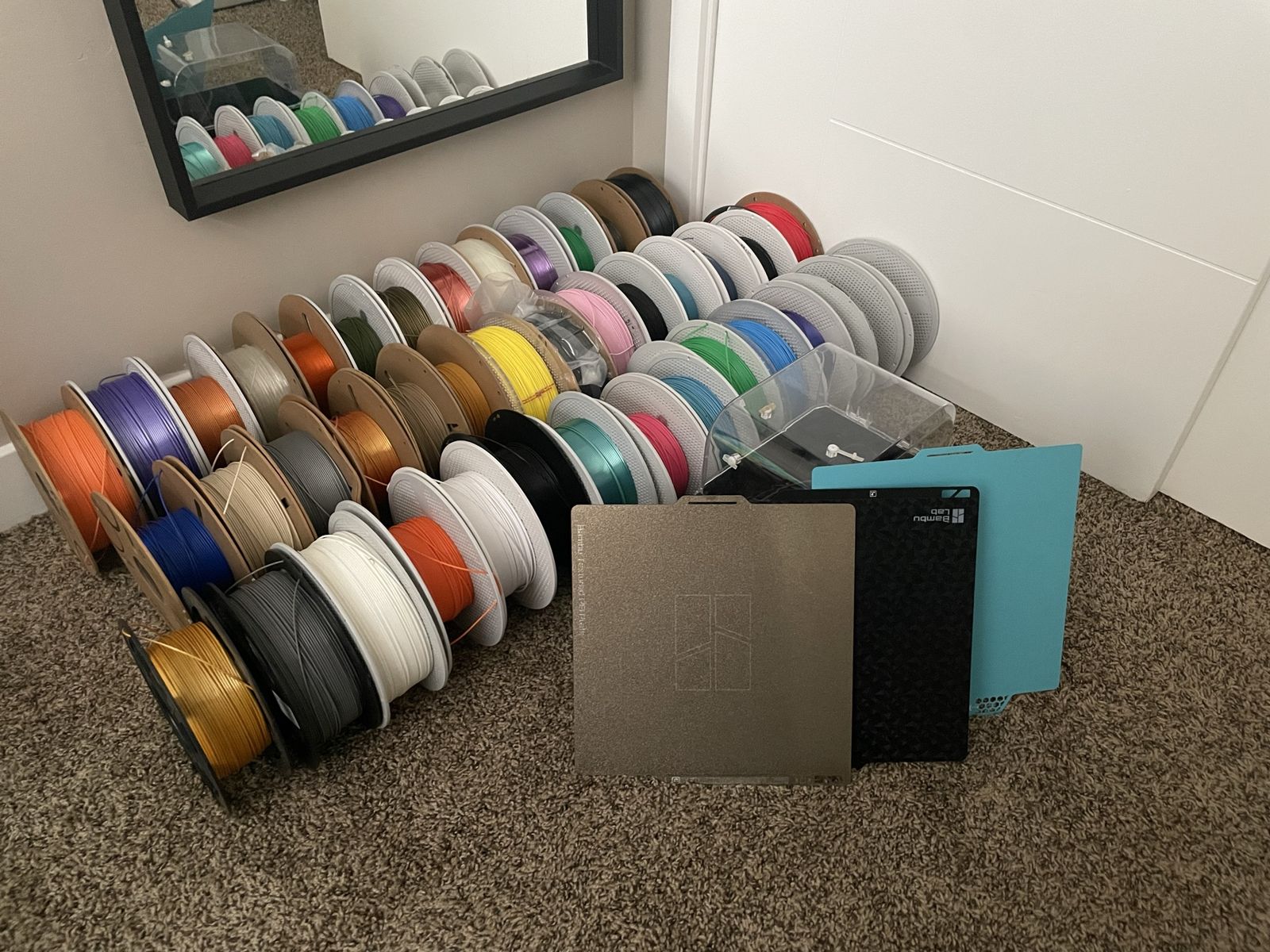 Bambu Lab P1S Combo, Build Plates & Large Filament Bundle