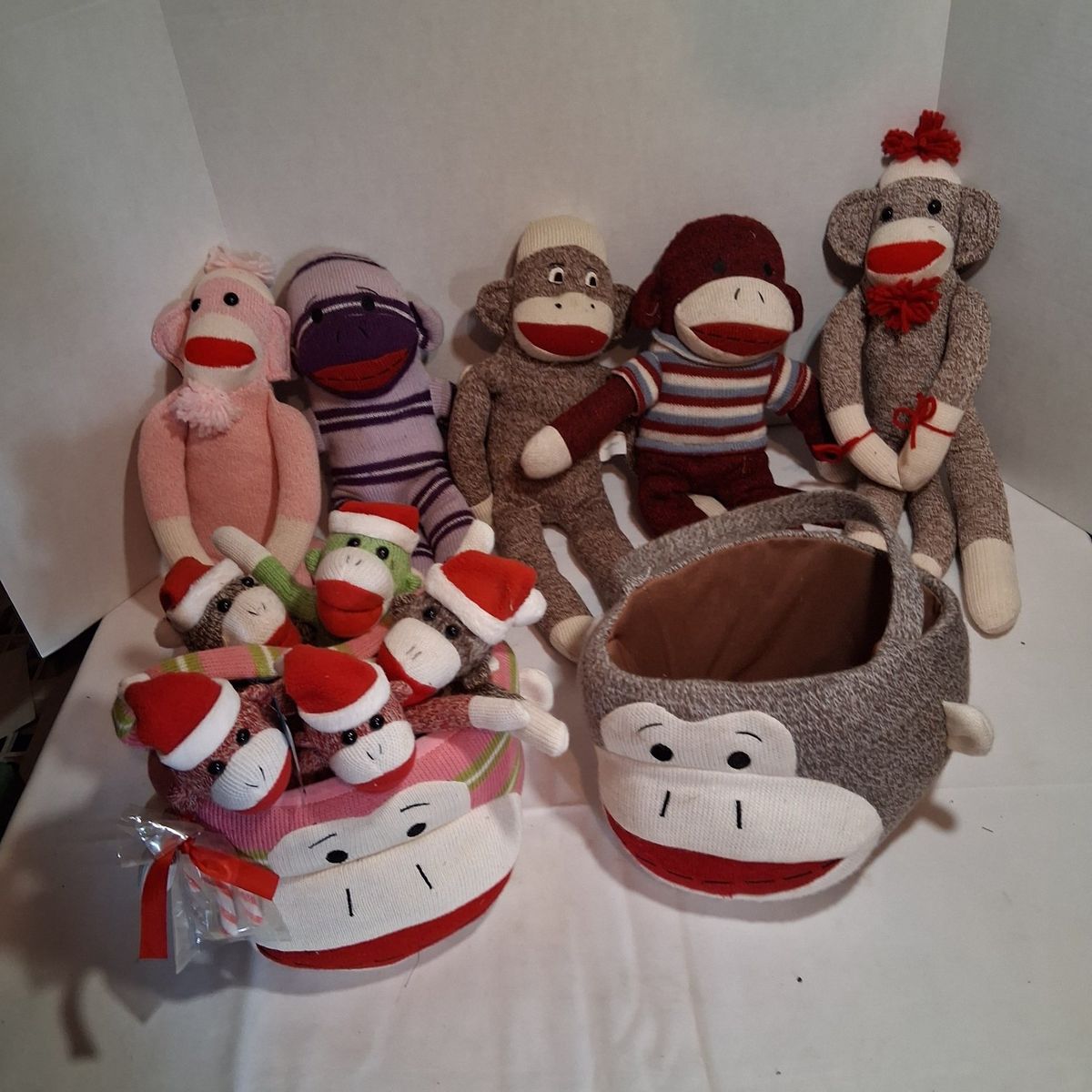 Sock monkey stuffed toys