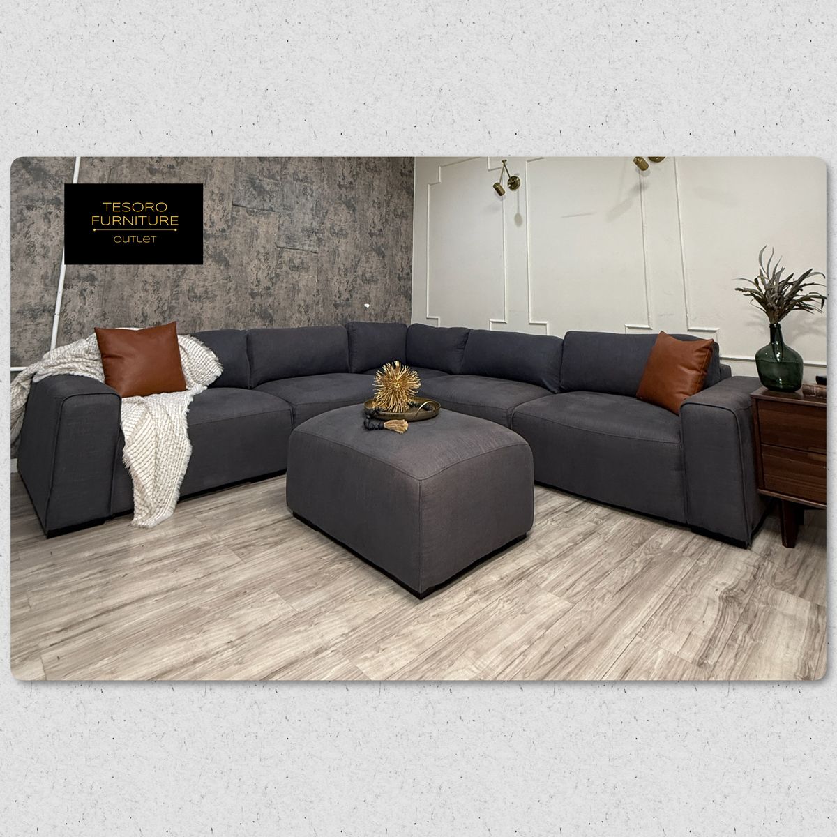 ABBYSON MODULAR SECTIONAL WE OFFER DELIVERY