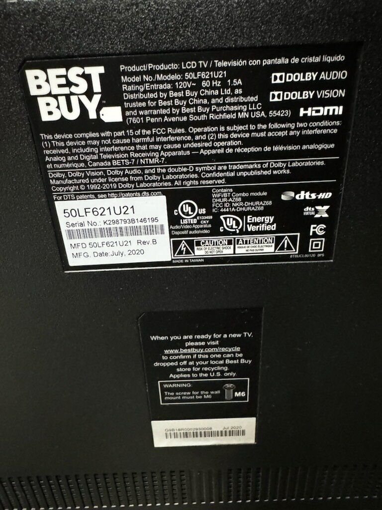Toshiba 50LF621U21 50-inch Smart 4K UHD LED Fire TV Edition with Dolby Vision