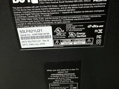 Toshiba 50LF621U21 50-inch Smart 4K UHD LED Fire TV Edition with Dolby Vision