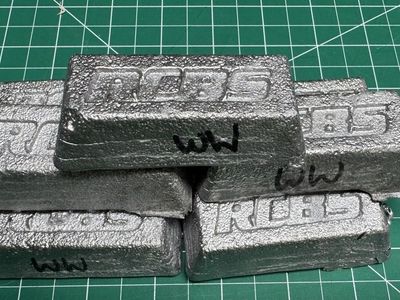 Clean wheel-weight metal for bullet casting, sinkers, etc.