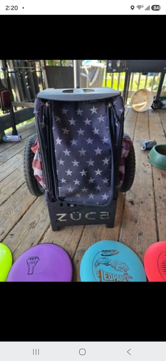Zuca Disc Golf Cart & Discs