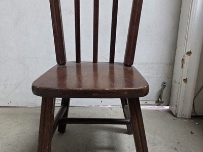 Wooden Antique Child Chair