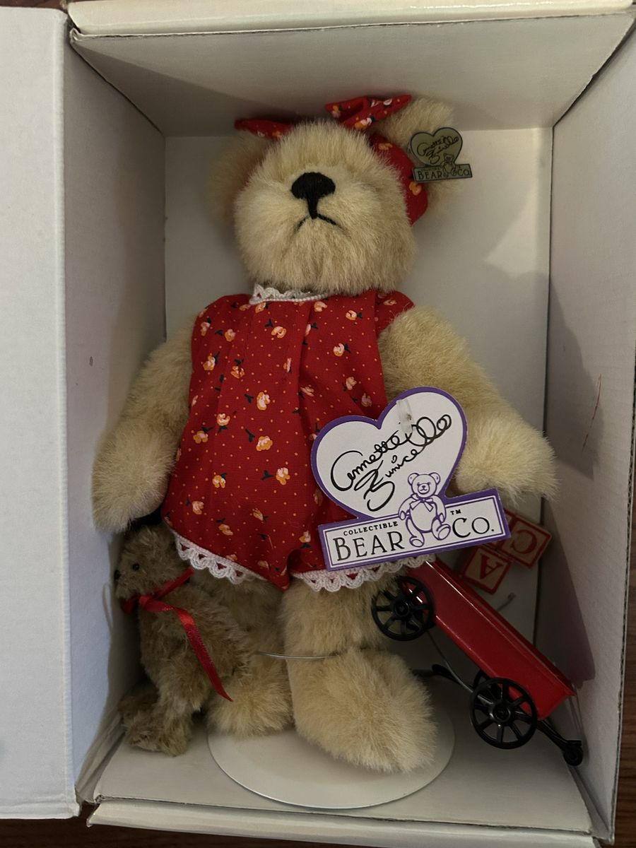 Annette Funicello Collectible Bear Co. Plush Bear with Box and Certificate