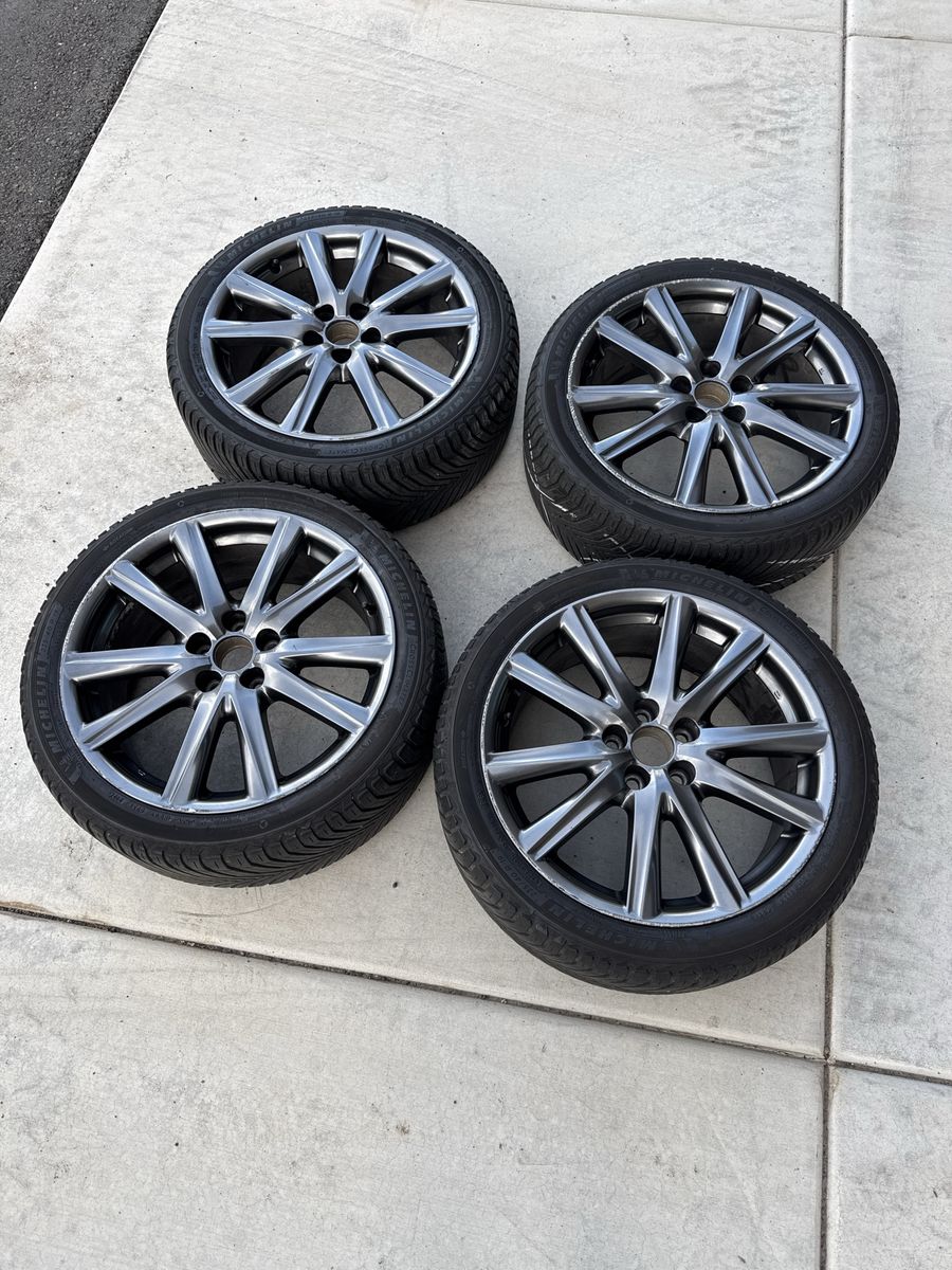 OEM 2015 Lexus GS 350 F-Sport 19” Wheels + Michelin CrossClimate Tires