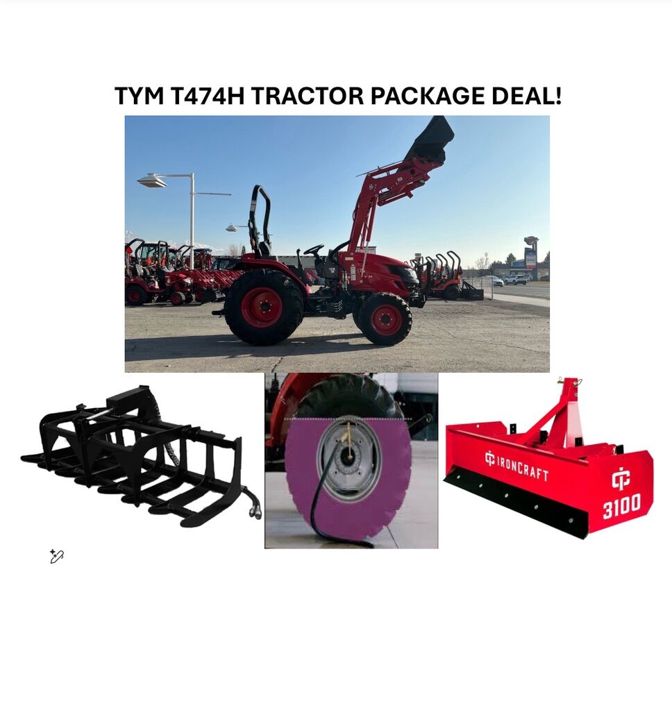 TYM T474H Tractor PACKAGE DEAL!