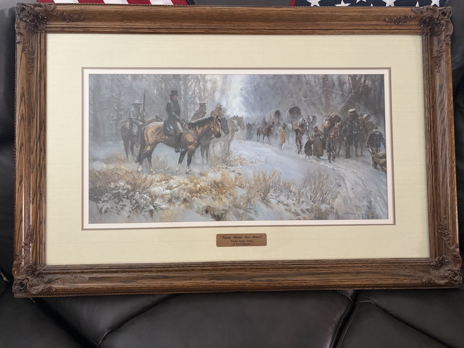Glenn S. Hopkinson "Pioneer Legacy Series" Signed & Numbered Framed Print - #108/500