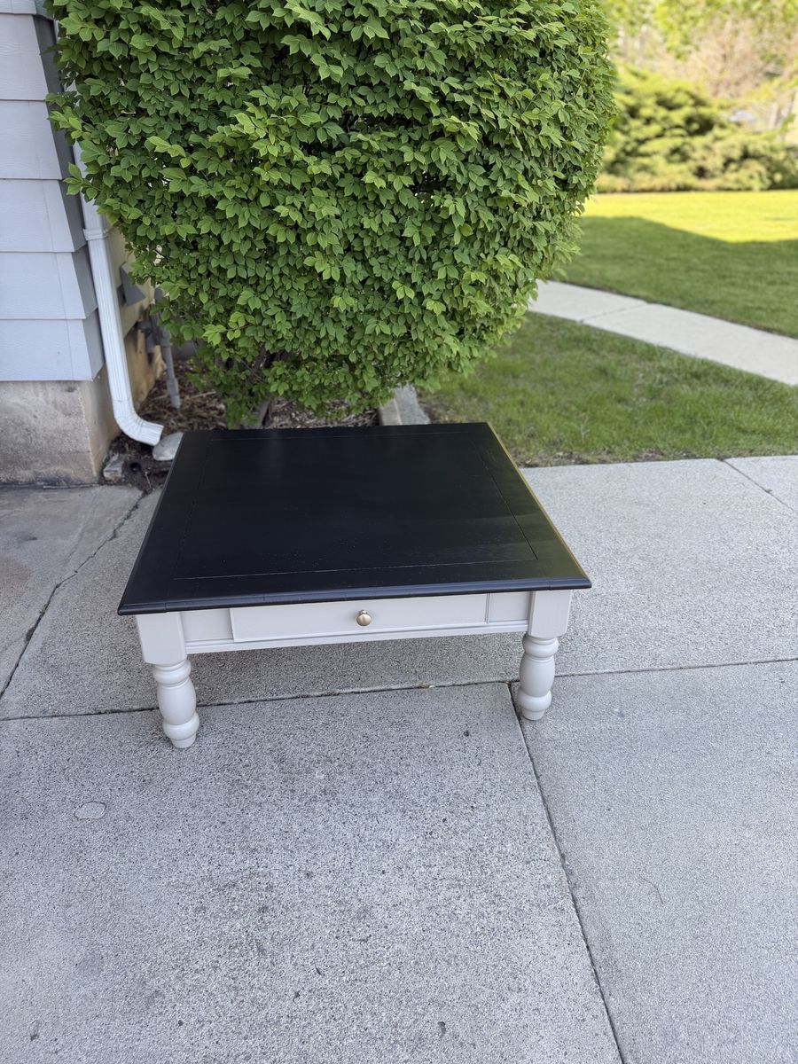 Heavy Wood Refinished coffee or kids table