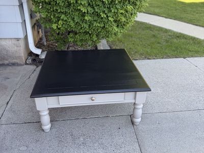 Heavy Wood Refinished coffee or kids table
