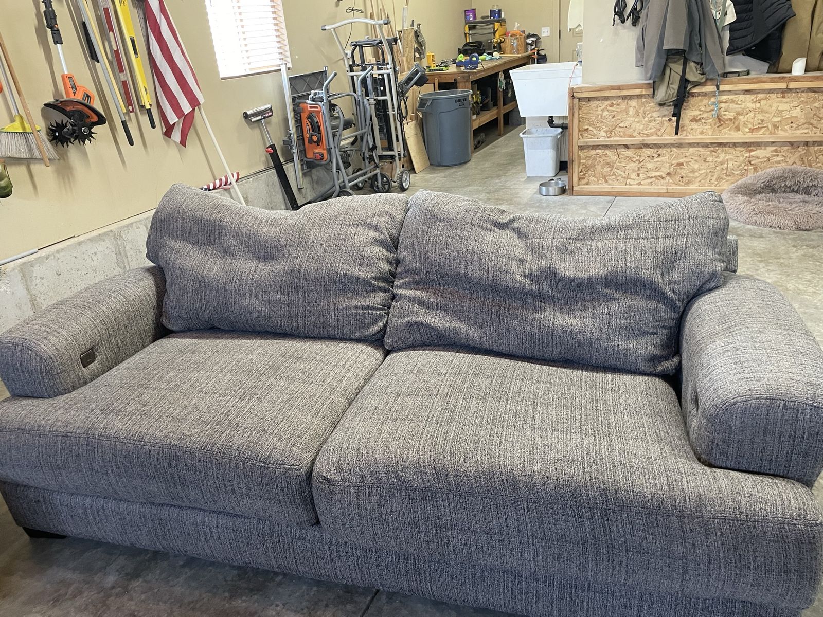 Sofa, loveseat, and recliner for sale