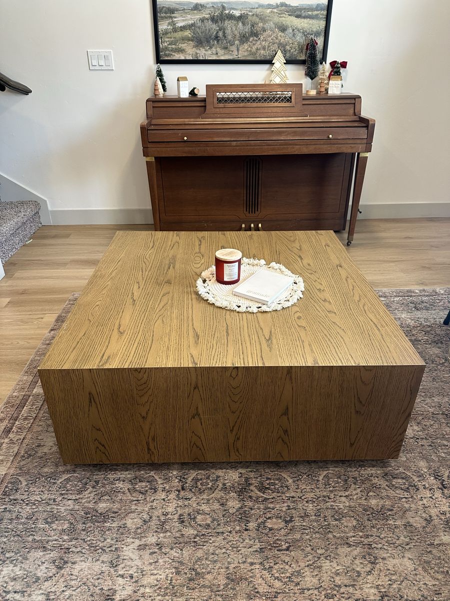 Taryn 42” Block Coffee Table