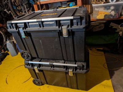 DEWALT DWST08204 Tough System Mobile Modular Storage Rolling Tool Box - Large