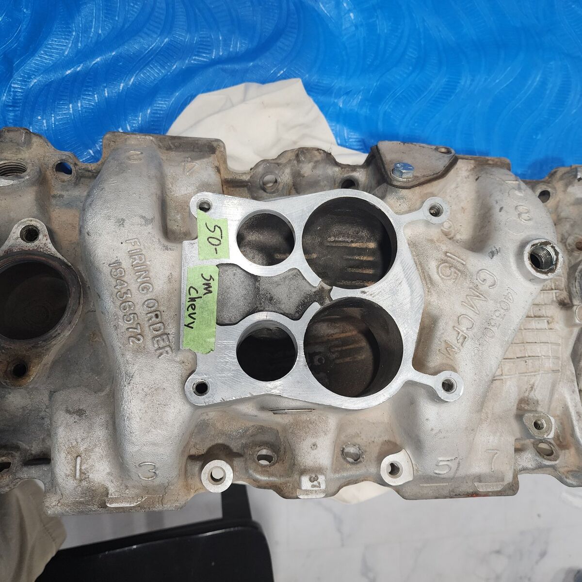 Chevy 350 aluminum factory intake