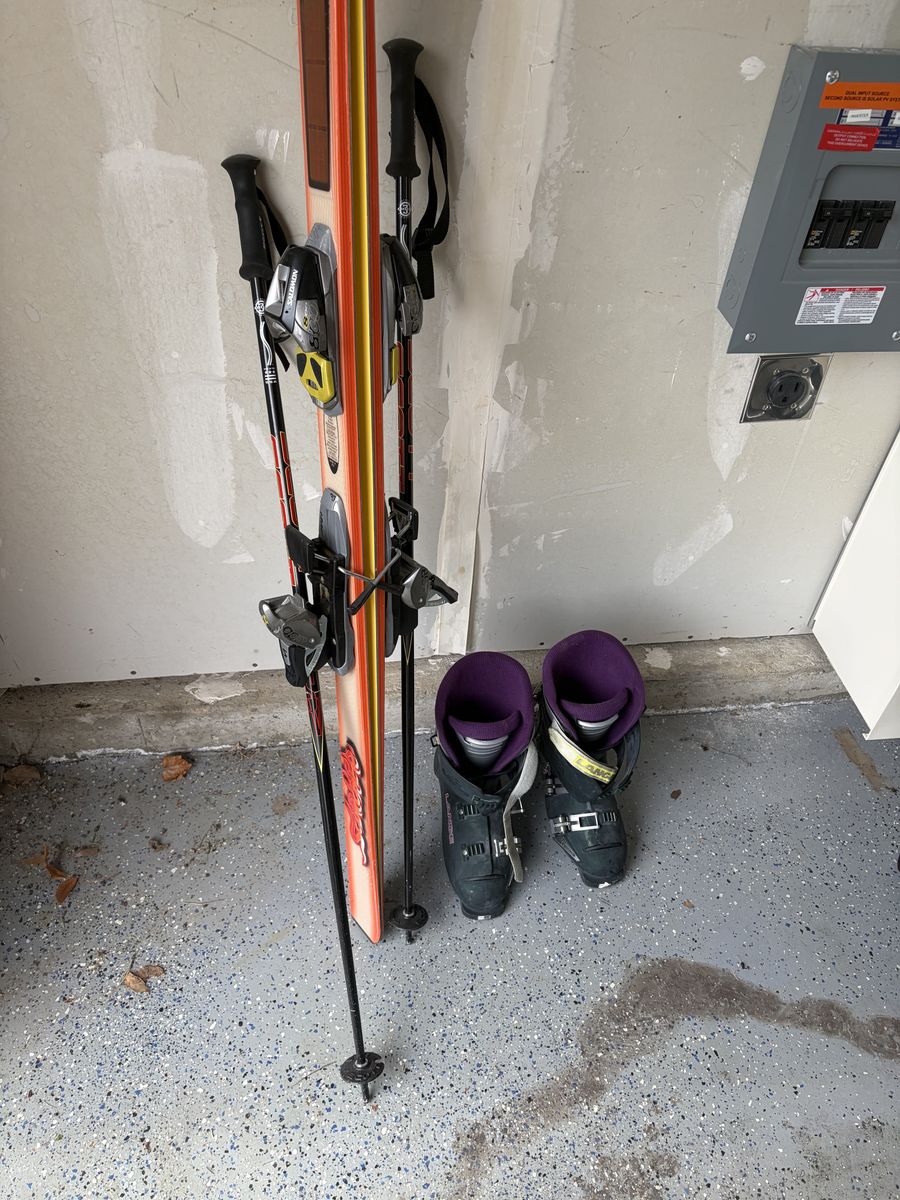Skis and boots