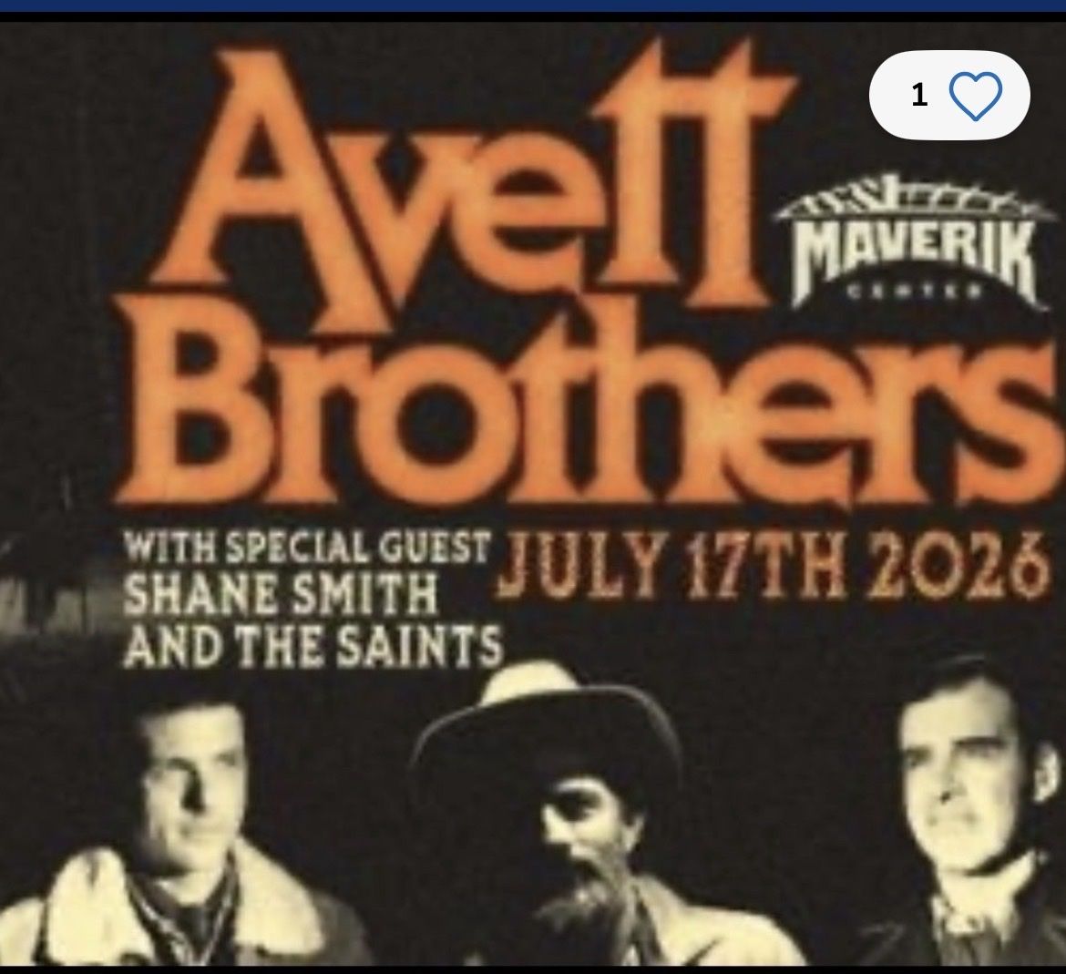 The Avery Brothers Concert Tickets - 2 Seats, Section 125, Row 12, West Valley City, UT