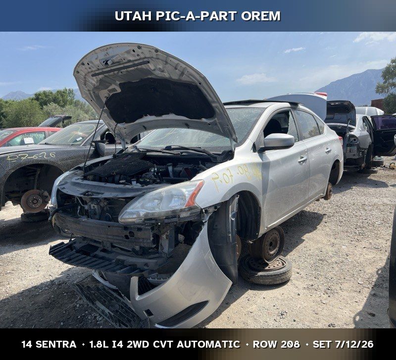 2014 Nissan Sentra Parts - UTPAP Orem