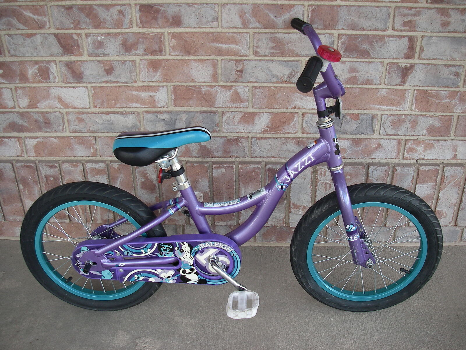 Little Girls 16" Aluminum RALEIGH JAZZI BIKE, w/ Kick Stand, Purple