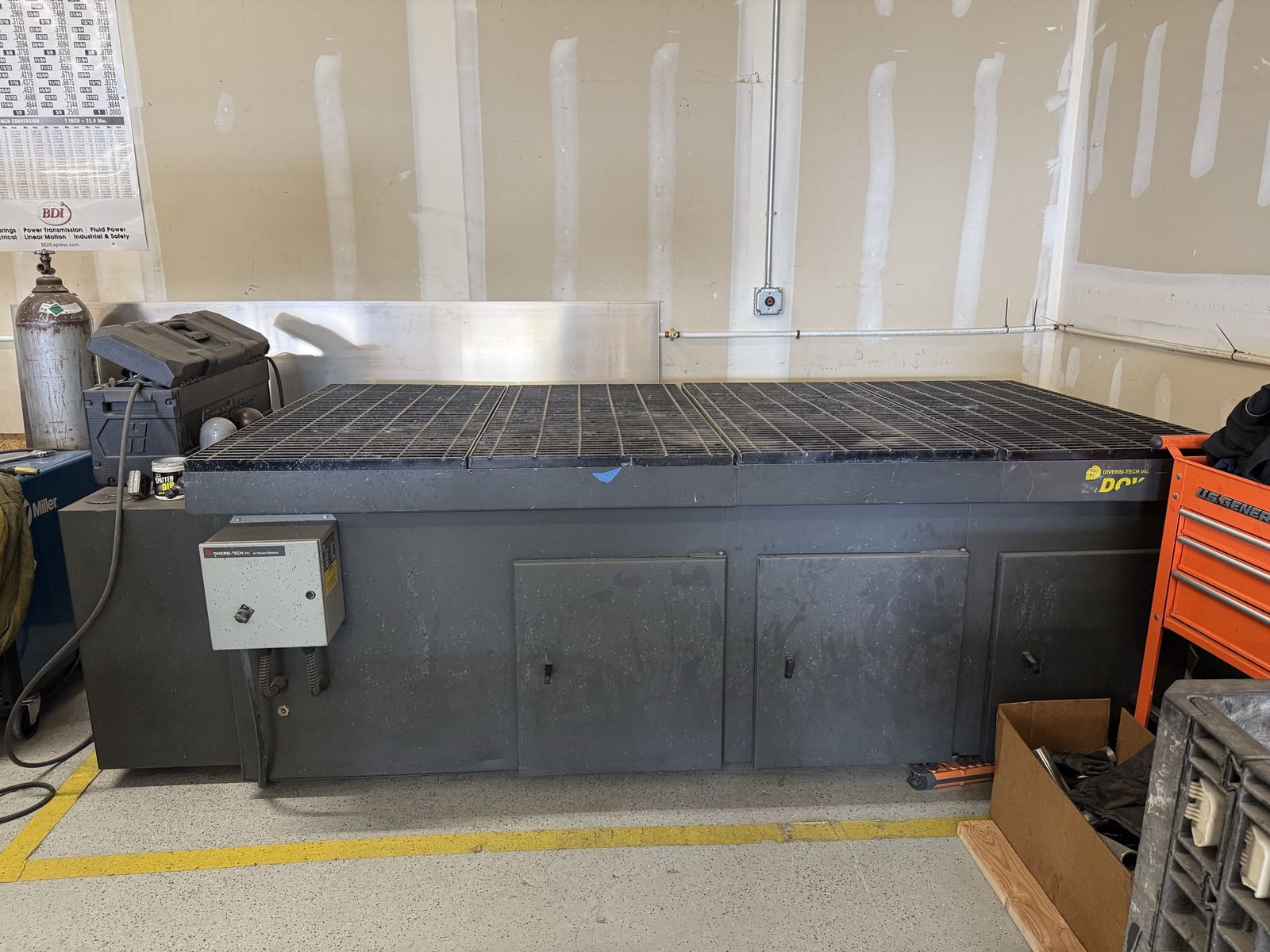 Diversi-Tech Downdraft Table, Welding, Grinding