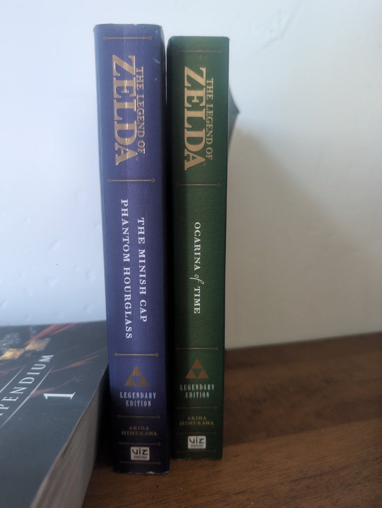 The Legend of Zelda Manga Ocarina of time and minish cap