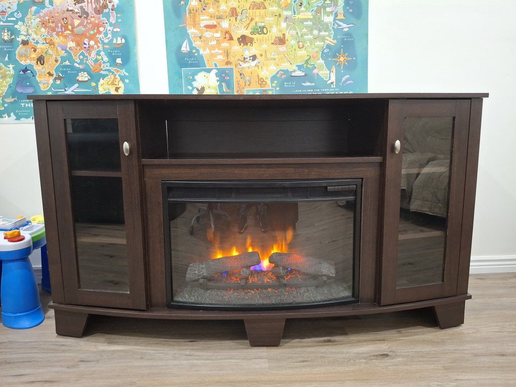 Entertainment Center with Fireplace
