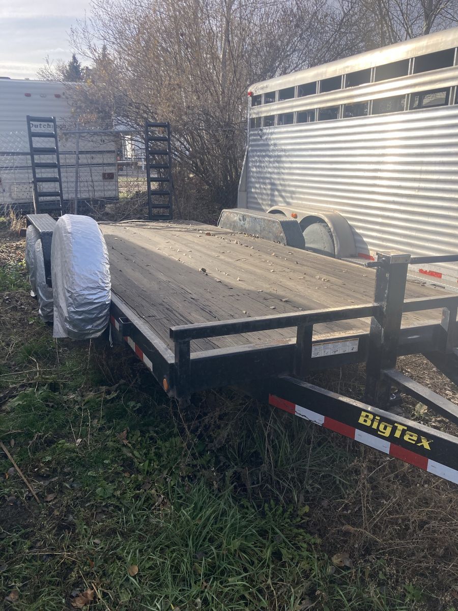 Big text car hauler trailer