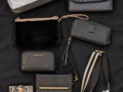 Mixed Lot of Wallets, Clutches, and Crossbody Bags - Varied Brands, Styles & Colors