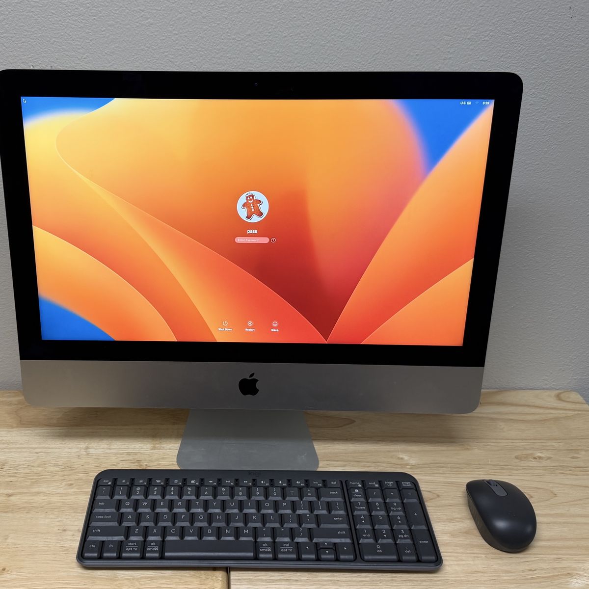 2017 iMac 21.5” 4K i5/8GB/250GB SSD Ventura