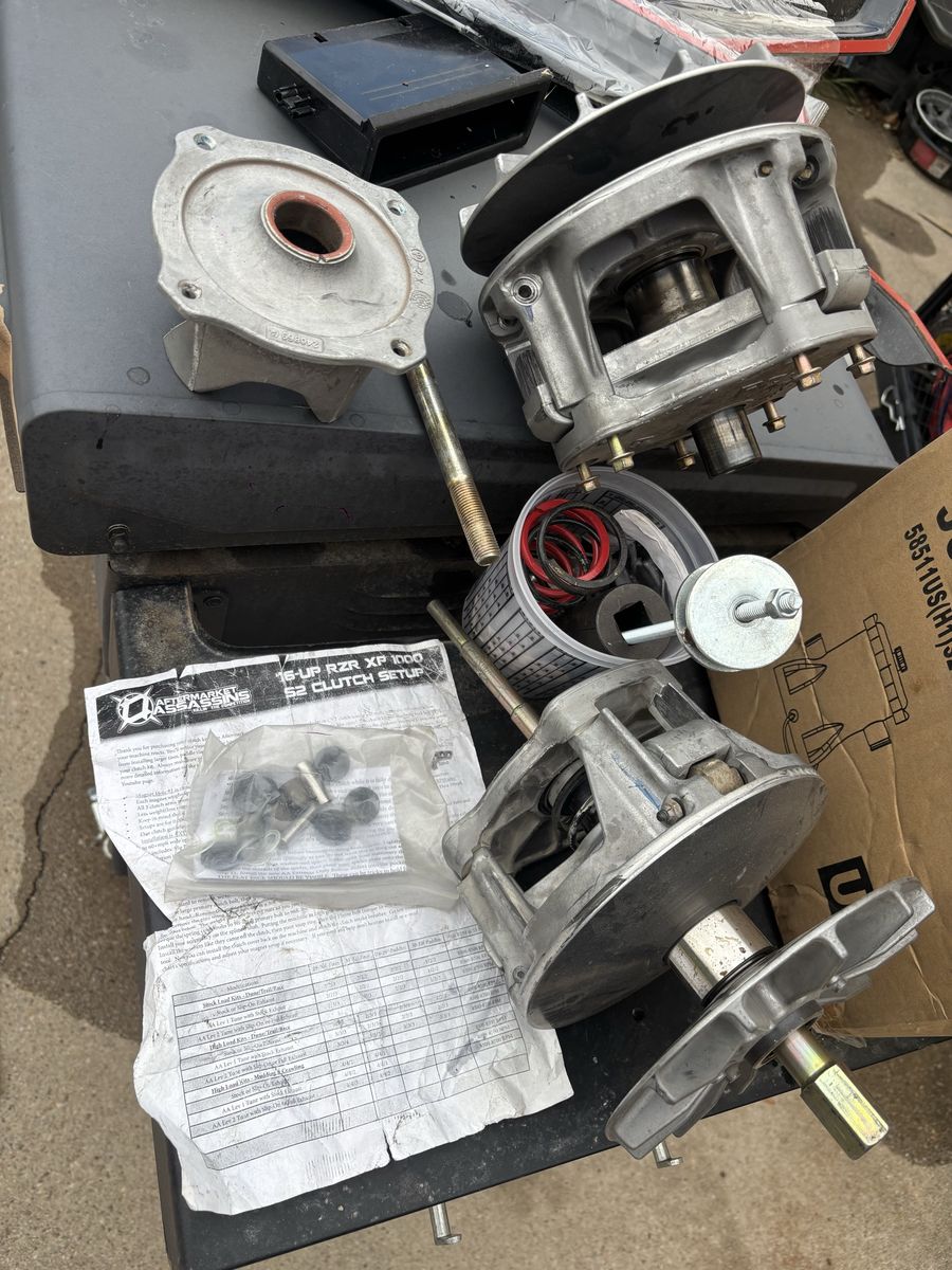 RZR1000xp clutch's and roller conversion kit 