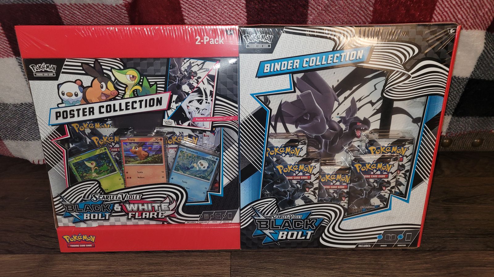 Pokemon cards Scarlet & Violet Black Bold and white flare with binder and poster collection