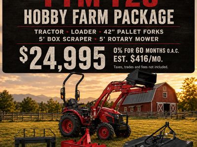 TYM T25 Tractor PACKAGE DEAL!