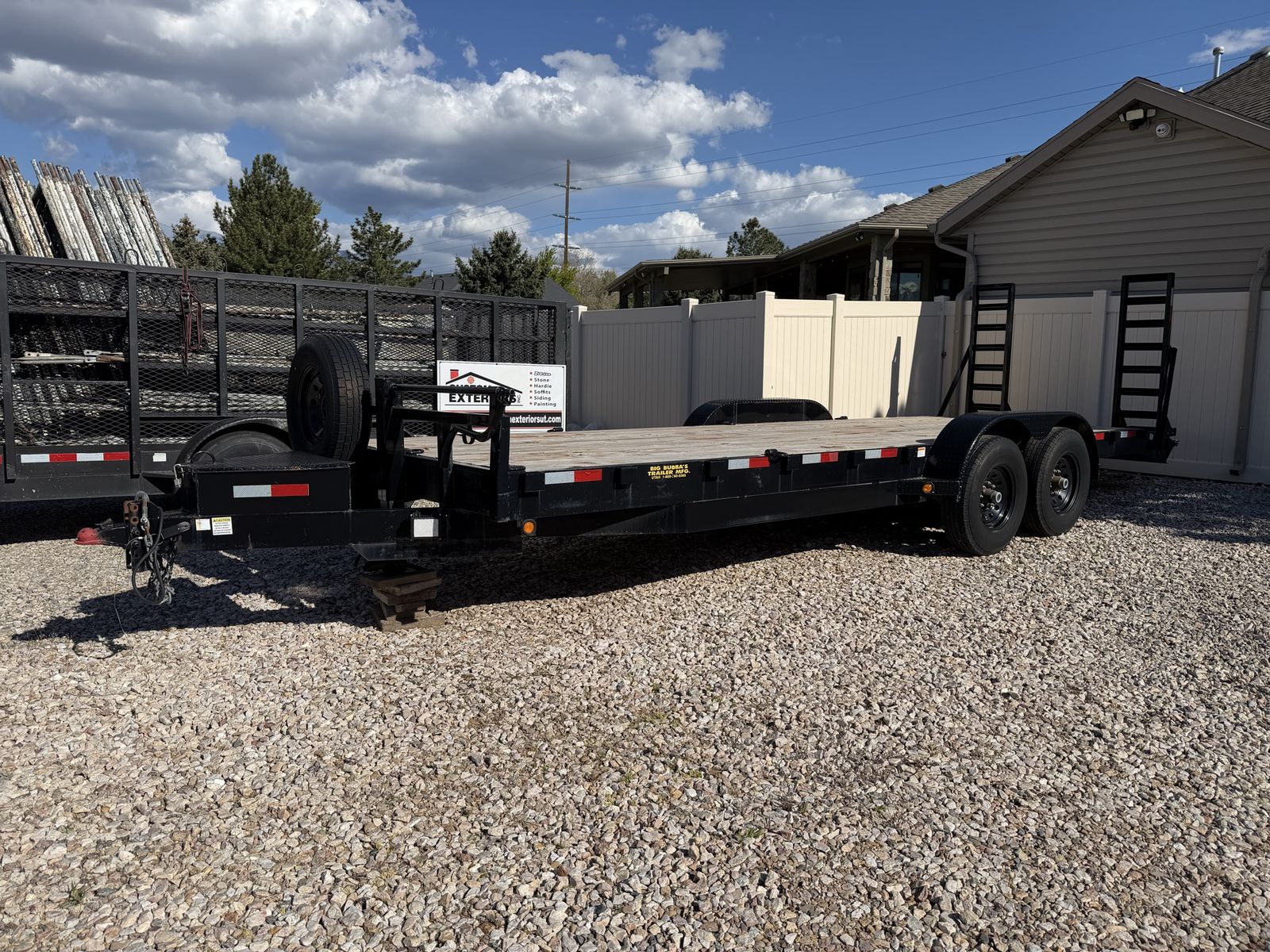 2021 Big Bubbas Pro Series Equipment Trailer 7’x20’
