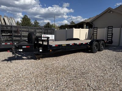 2021 Big Bubbas Pro Series Equipment Trailer 7’x20’