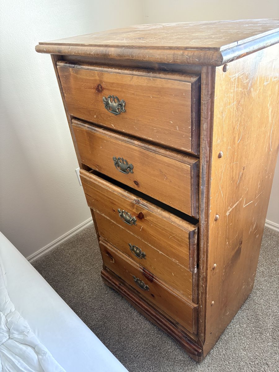Vintage Solid Wood Dresser