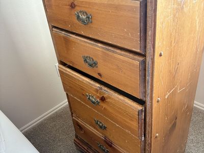 Vintage Solid Wood Dresser