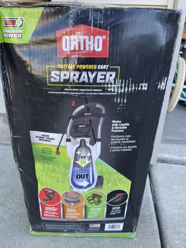 Ortho 3 gal Sprayer Battery Operated Tank Sprayer