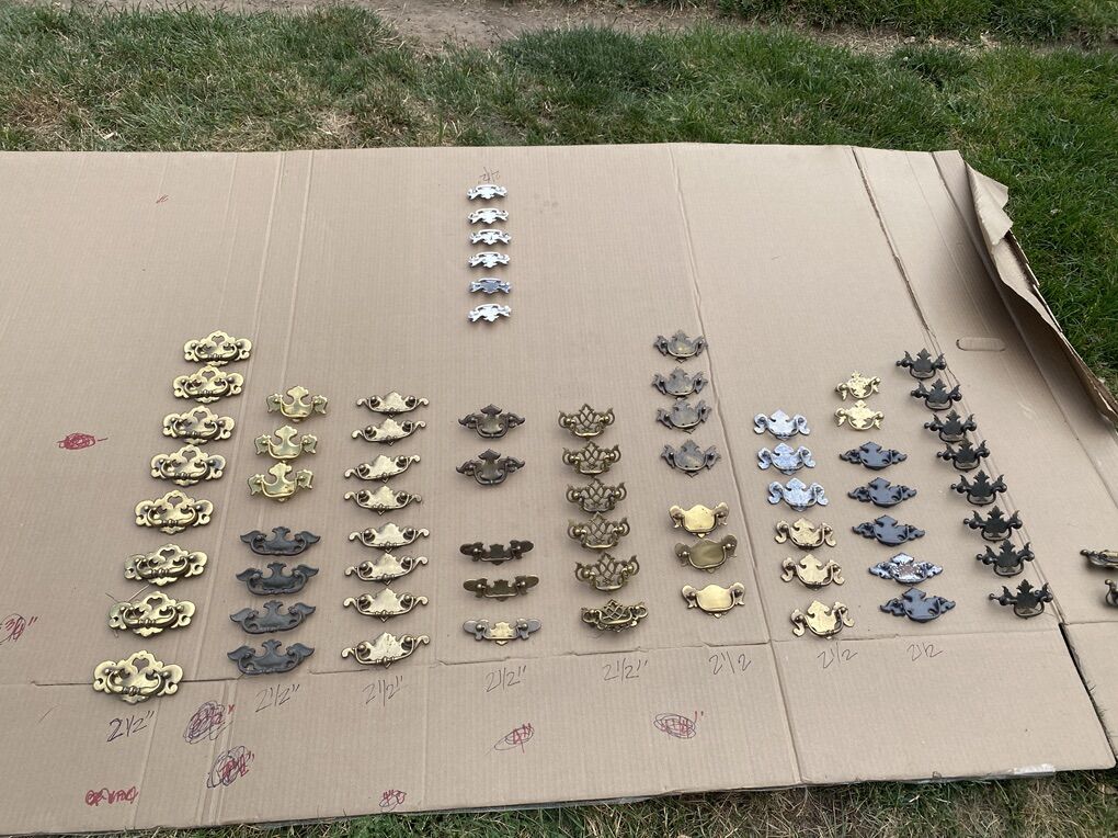 2.5” CC -Vintage Brass Drawer Pulls - Prices Vary