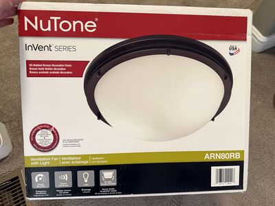 NuTone InVent series Ventilation Fan with Light - STILL IN BOX