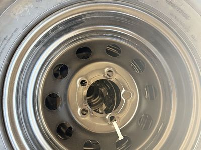 Trailer tires with rims