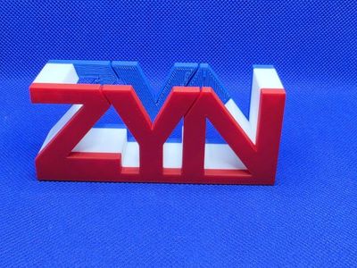 Custom 3D Printed ZYN Can Holder - Red, White, and Blue Desk Decor