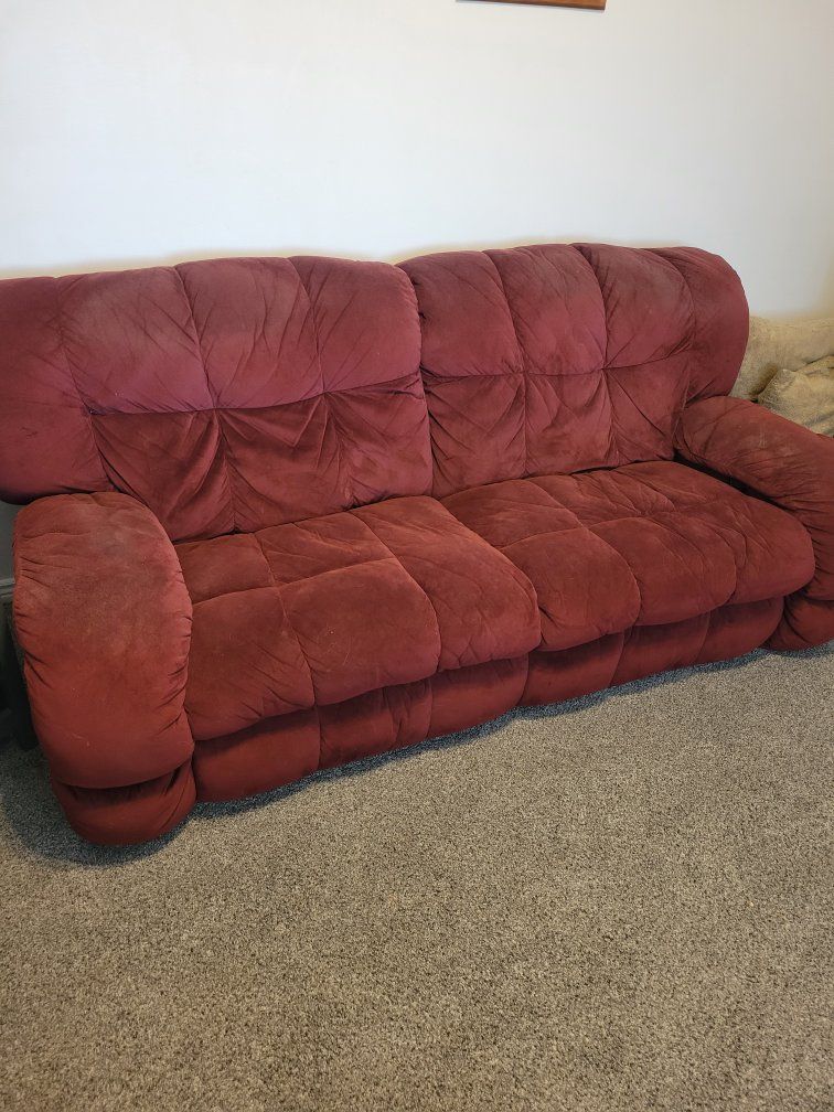 Couch with recliners