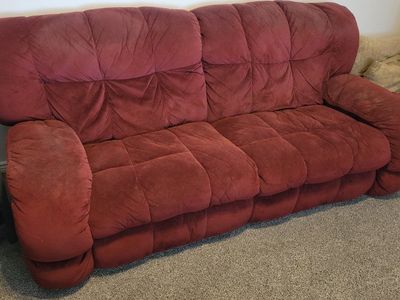 Couch with recliners