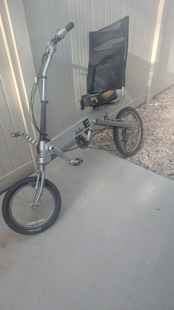 BikeE Recumbent Bicycle Silver