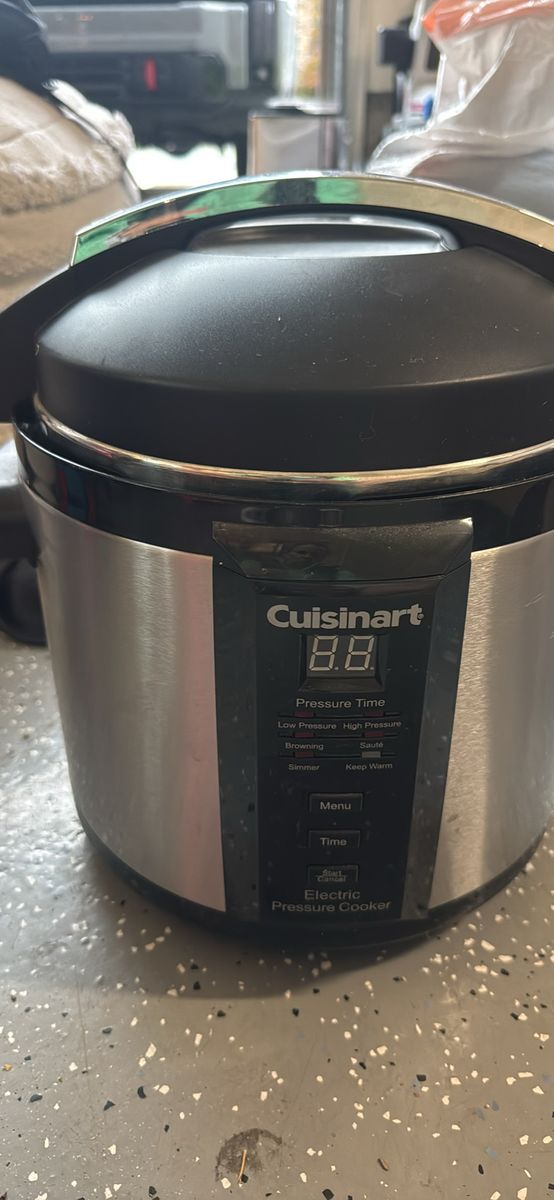 Cuisinart Electric Pressure Cooker Stainless Steel -6qt
