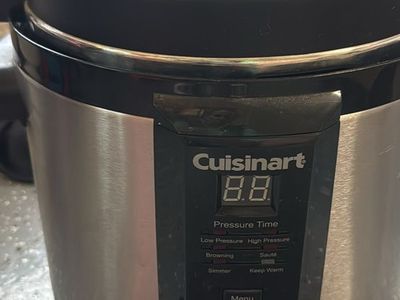 Cuisinart Electric Pressure Cooker Stainless Steel -6qt