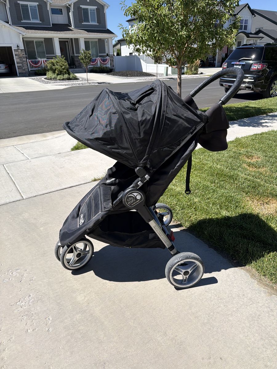 Baby Jogger City Mini Single Stroller - Black, Compact & Lightweight Design