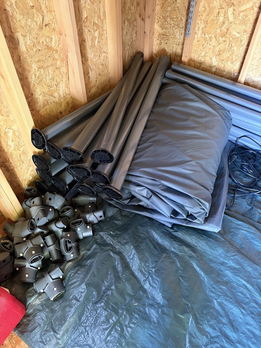 Intex 20’x48” above ground pool